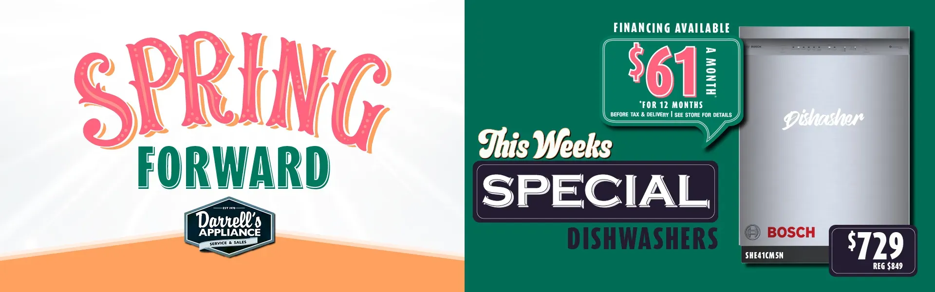 Weekly Special Dishwasher